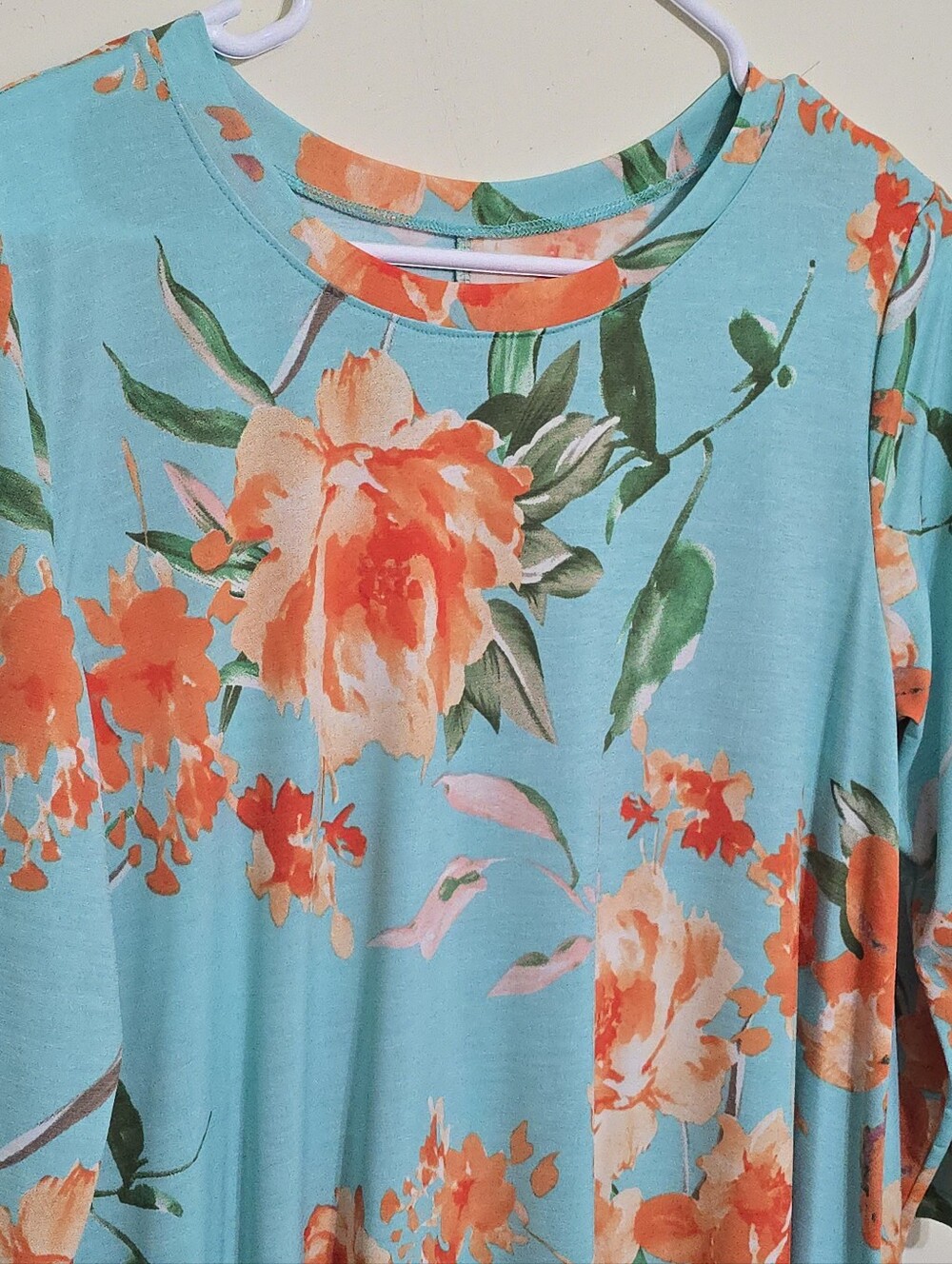 Floral Print Women's Blouse